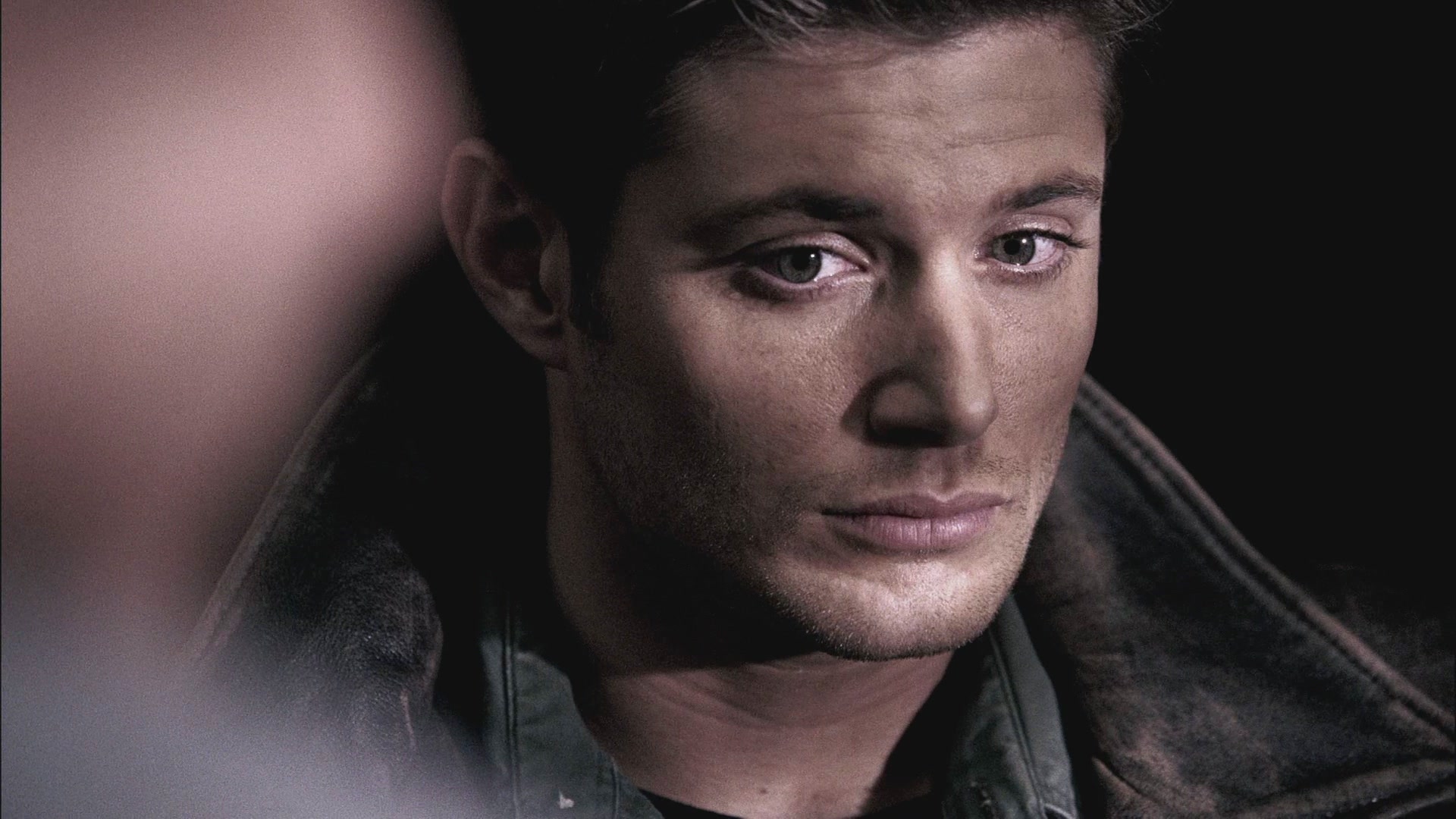 Real good man. Jensen Ackles face photo.